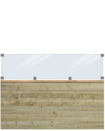 Plus Plank Profilhegn   Glas 174ã 125 Cm Pefc 27778-