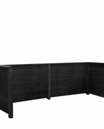 Plus Renovationsskjul Plank Profil Sort   Træstolper Til Nedgravning Pefc 266202-15