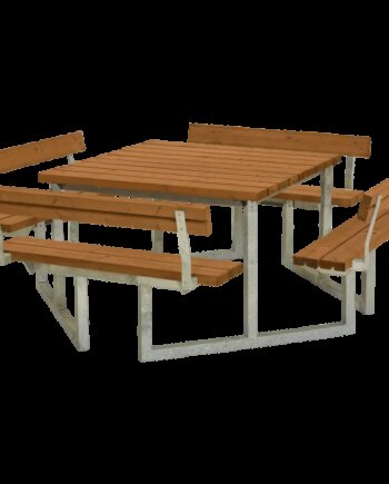 Plus Twist Bord Bænkesæt     Ryglæn 227 Cm Teak