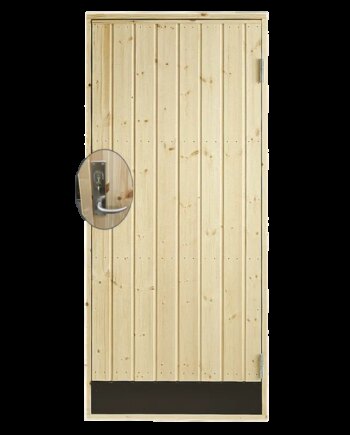 Plus Udhusdør Panel Inkl  Karm Montagesæt Hu 88     197   Cm 393110-