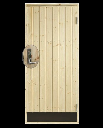 Plus Udhusdør Panel Inkl  Karm Montagesæt Hu 78     187   Cm 393090-