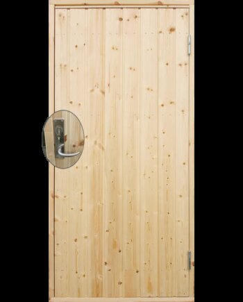 Plus Udhusdør Std  Panel Inkl  Karm Montagesæt Hu 88     197   Cm 393510-
