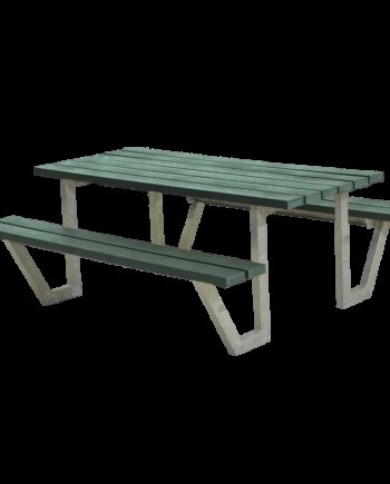 Plus Wega Bord Bænkesæt 177 Cm Retex Grøn 187710-31