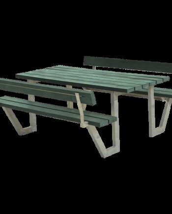 Plus Wega Bord Bænkesæt     Ryglæn 177 Cm Retex Grøn 187712-31