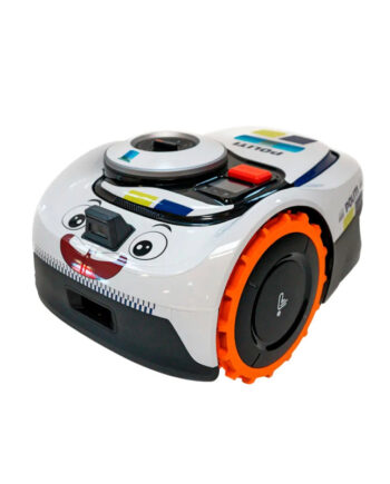 Politibil Hvid Skinds Folie Til Segway Navimow I105e  I108e  I206 Awd  I208 Awd  I210 Awd