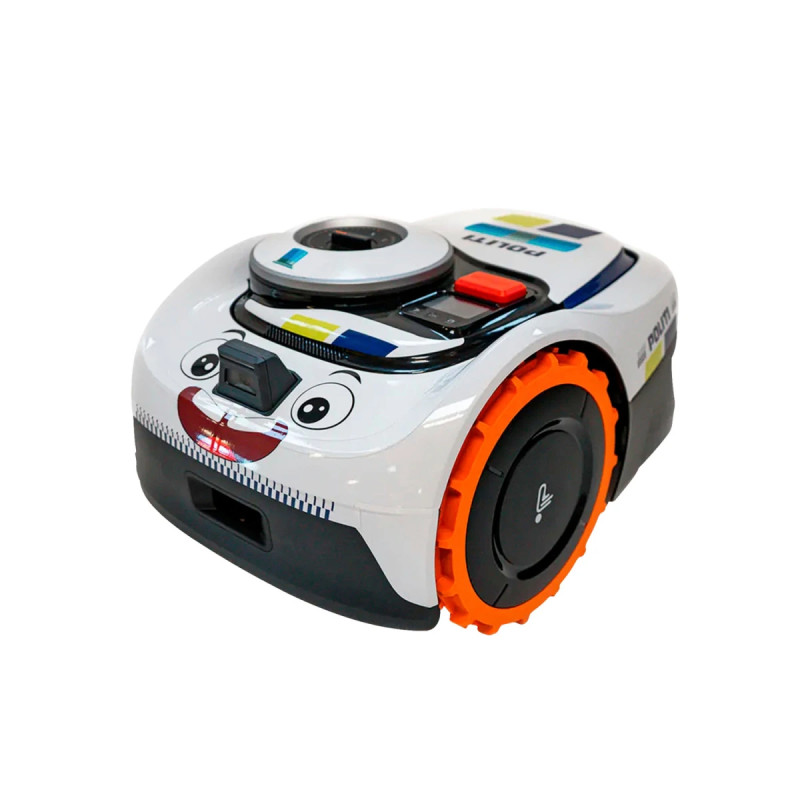 Politibil Hvid Skinds Folie Til Segway Navimow I105e I108e I206 Awd I208 Awd I210 Awd