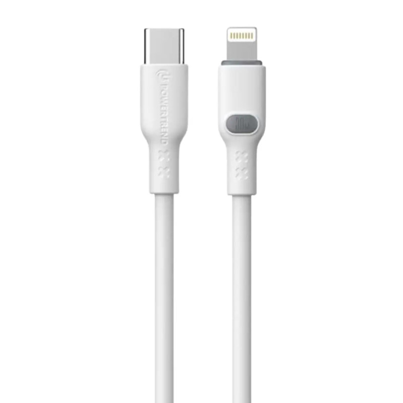 Powertrend Ladekabel Usb- Til Lightning 1m
