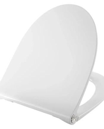 Presalit Toiletsæde  -form S1068 Med Soft Close  Lift-off Og Polygiene  Hvid  Universal Kipanker Beslag  Topmonteret