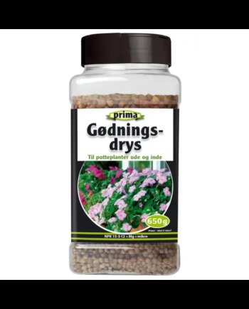 Prima Gødningsdrys    650g Npk 15- -12 1mg