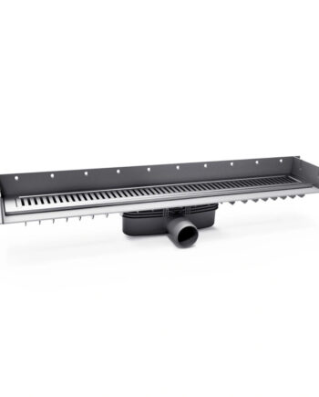 Purus Afløbsrendesæt 900mm Rib 50mm Vandret     Vandlås  Rist