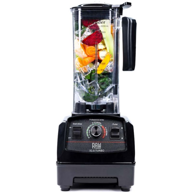 Raw Blender       Turbo Black   5hp   2l 1800w