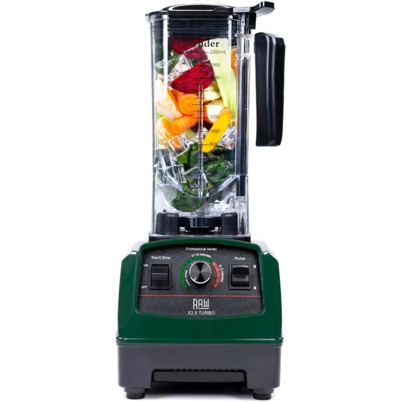 Raw Blender       Turbo Dark Green   5hp   2l 1800w