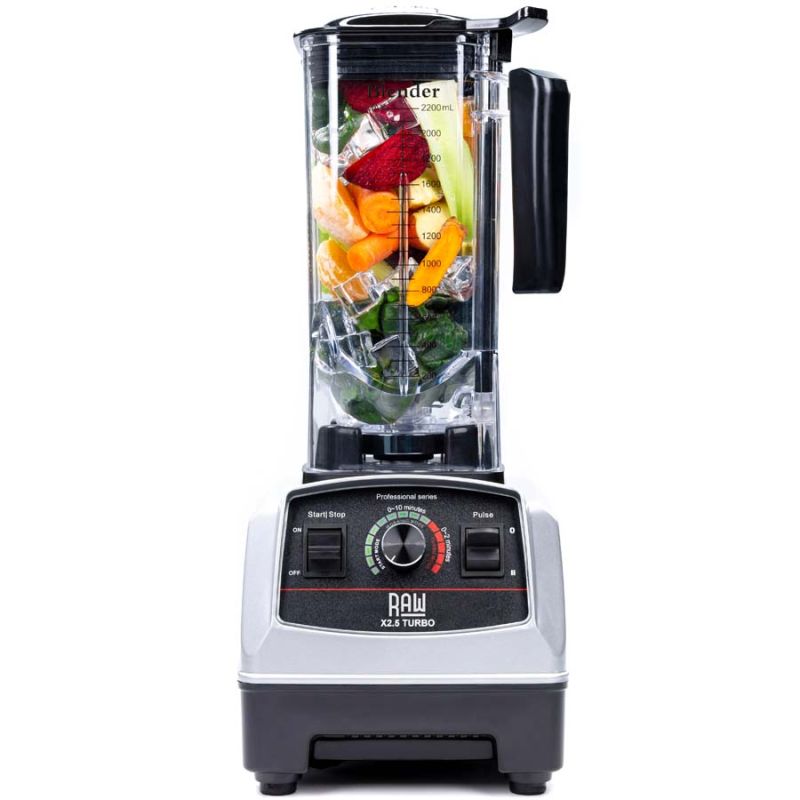 Raw Blender       Turbo Silver   5hp   2l 1800w