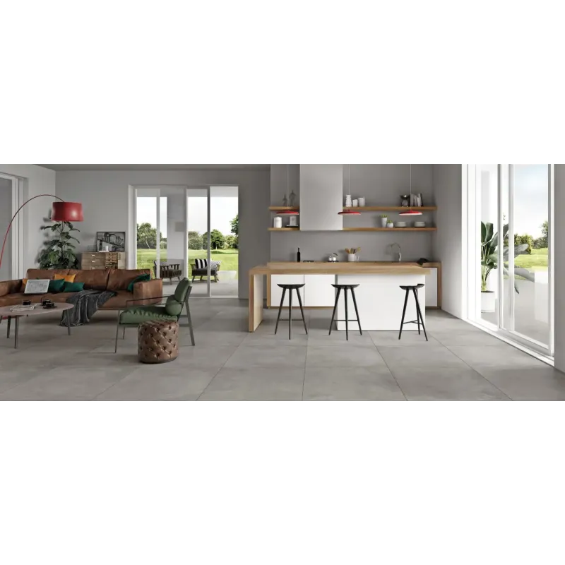 Kaleido Recover Grey Rett  60x60 Flise
