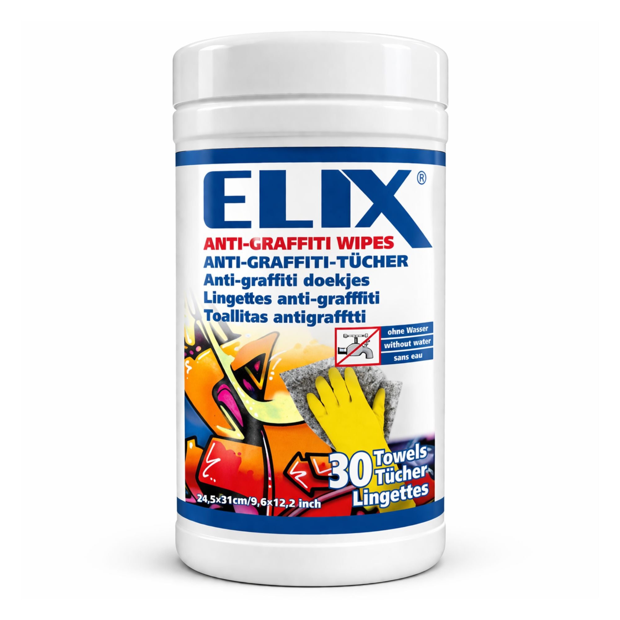 Renseservietter Til Graffiti Elix Anti Graffiti Wipes 30 Stk