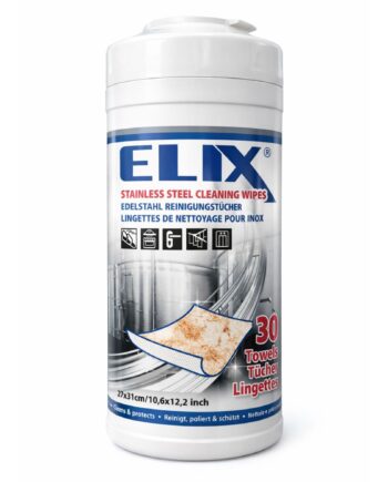 Renseservietter Til Rustfrit Stål   Elix Cleaning Wipes   30 Stk