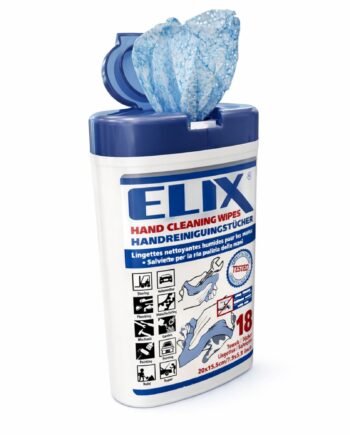 Renseservietter Til Værksted   Elix Hand Cleaning Wipes   18 Stk