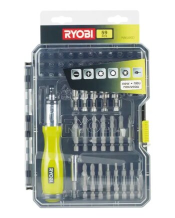Ryobi Bitssæt 59 Dele Rak59sd