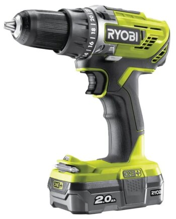 Ryobi Bore- Skruemaskine 18v         Ah R18dd3-120s