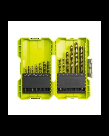 Ryobi Gripcase Stabelbart Borsæt Hss Titanium  19 Dele Rak19hhs2