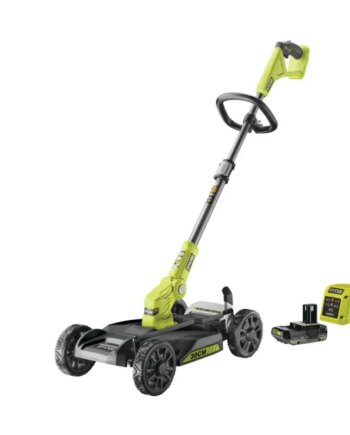 Ryobi Kombineret Plæneklipper Græstrimmer 18v One  På Plæneklipperdækket Ry18lmc30a-120