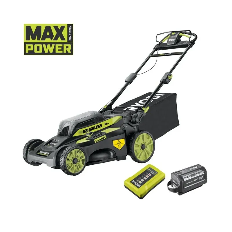 Ryobi Plæneklipper Kulfri 36v Ry36lmx51a-160 Max Power