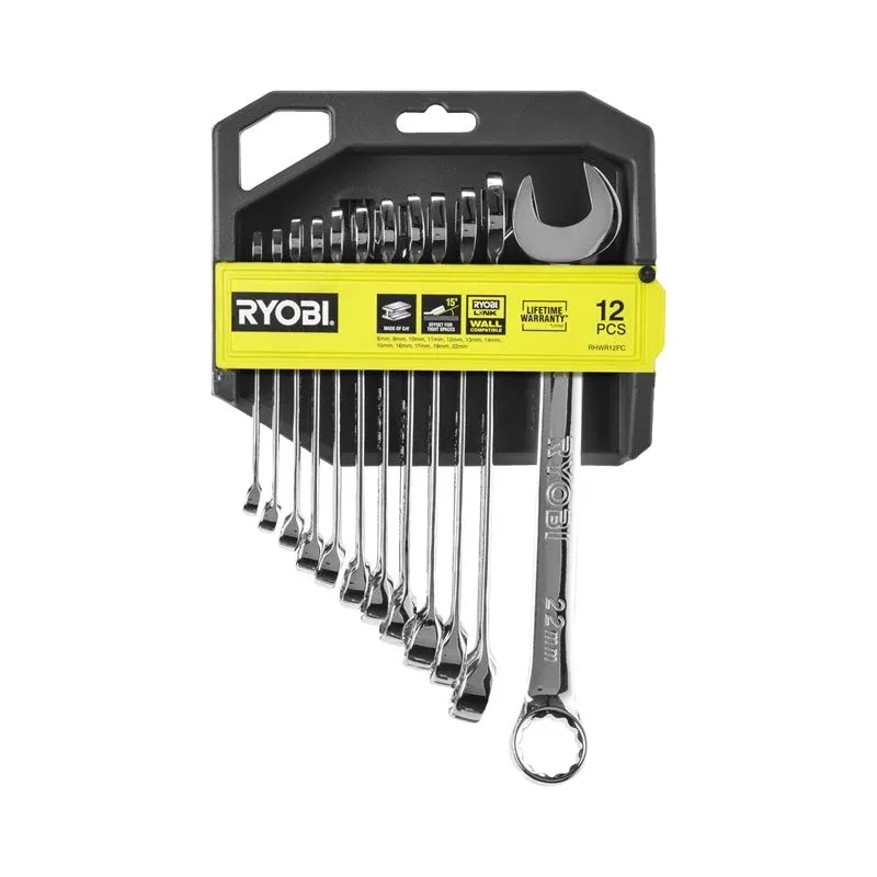 Ryobi Ringgaffelnøglesæt  Rhwr12pc
