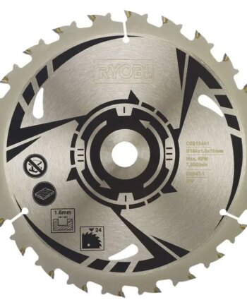 Ryobi Rundsavsklinge 184   16 Mm  Huldiameter  24 Tct Tænder Csb184a1