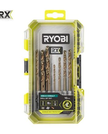 Ryobi Rx Hss-  Koboltborsæt 10 Dele Rarxhgc10