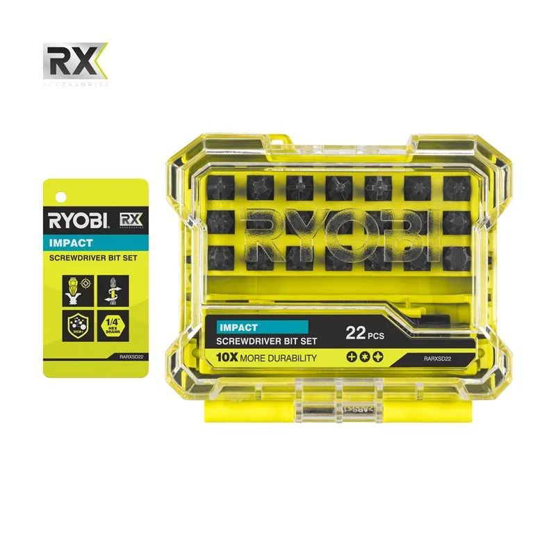 Ryobi Rx Slagbitssæt 22 Dele Rarxsd22