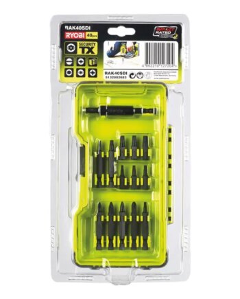 Ryobi Skruebits  40 Dele Rak40sd