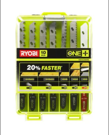 Ryobi Stiksavklinger 10-pak  Træ   Laminat Og Metal  Rak10jsbwm