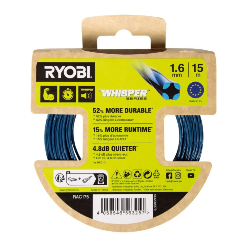 Ryobi Trimmertråd Rac175 5132006579