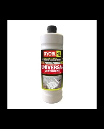 Ryobi Universal Rengøringsmiddel  1l- Et Kraftigt Rengøringmiddel Til Rengøring Af Facader  Tagplader  Haveværktøj  Tagrender Mv