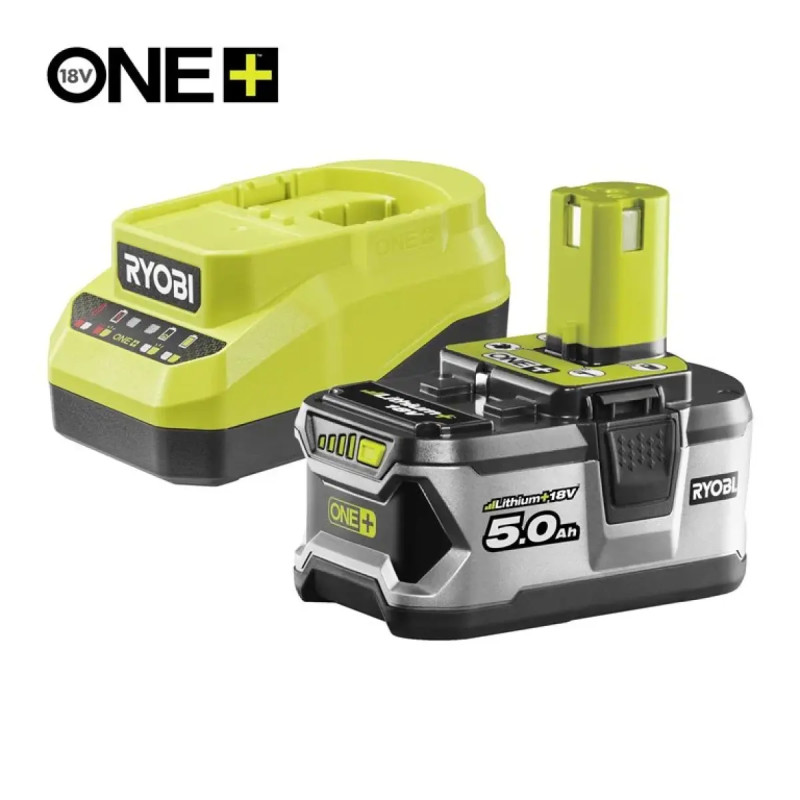 Ryobi 18v Lithium Batteri Og Lader Ah Rc18120a-150
