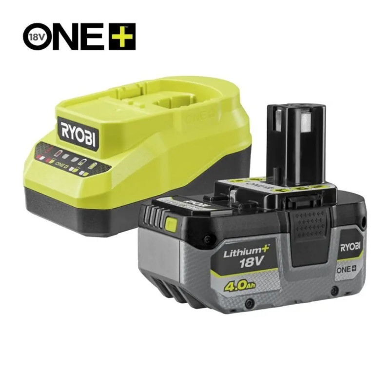 Ryobi 18v Lithium Batteri Og Lader Ah Rc18120a-140x