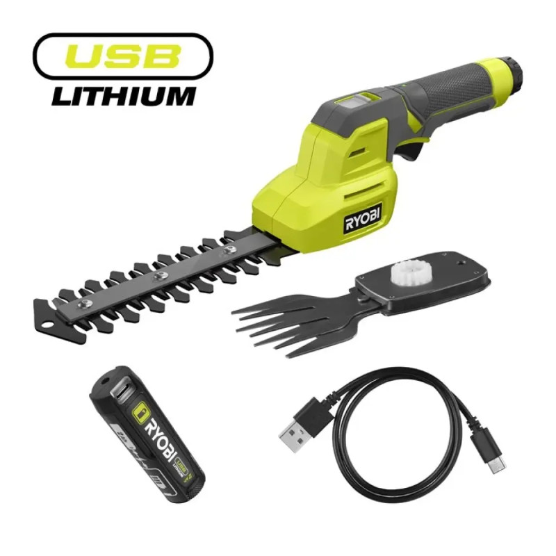 Ryobi 4v Usb Lithiumâ Multiklipper Ah Ry4cgsa-120