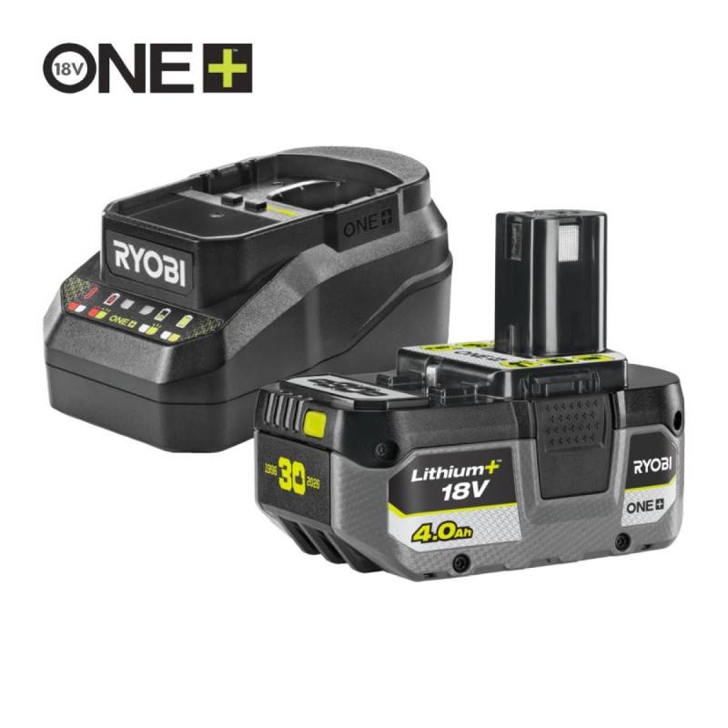 Ryobi 30 års Jubilæums Kit 18v Lithium Batteri Og Lader Ah Rc18120b-140x