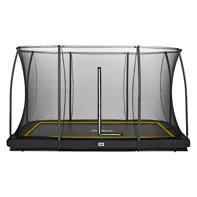 Salta Trampolin Comfort Edition Inground 366x244 Sort Inkl  Sikkerhedsnet 805-824