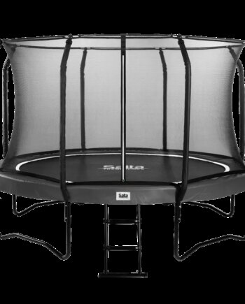 Salta Trampolin First Class ø366 Cm  Sort Inkl  Stige   Sikkerhedsnet 805-565
