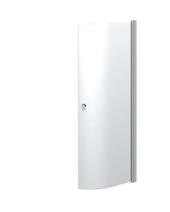 Scanbad Brusedør     200cm Halvrund 89-91 Cm Satin Klar