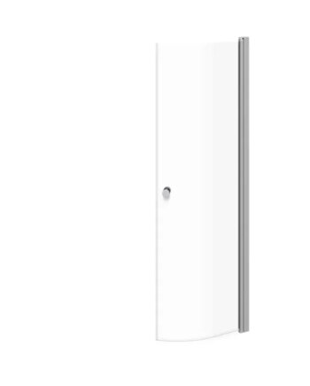 Scanbad Brusedør     200cm Halvrund 79-81 Cm Satin Klar