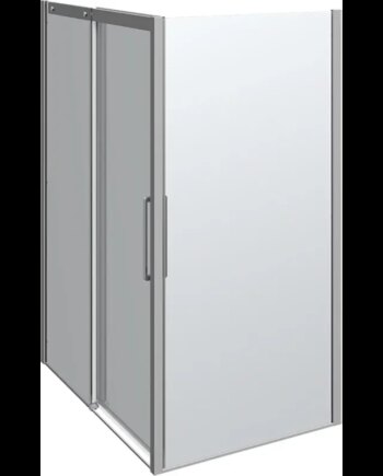 Scanbad Skydedør     Sidepanel Classic 1400 1000mm Krom Klar
