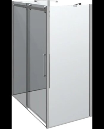 Scanbad Skydedør     Sidepanel Deluxe 1600 900mm Krom Klar