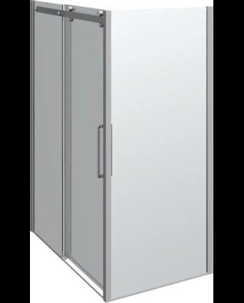 Scanbad Skydedør     Sidepanel Deluxe 1400 900mm Krom Klar