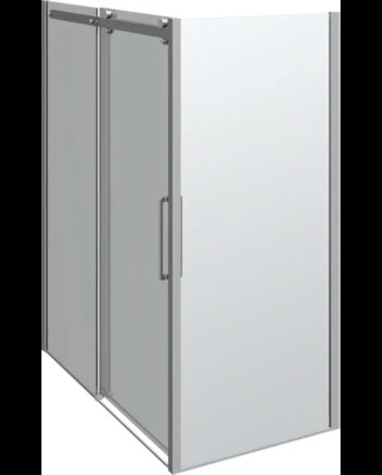 Scanbad Skydedør     Sidepanel Deluxe 1600 900mm Krom Klar