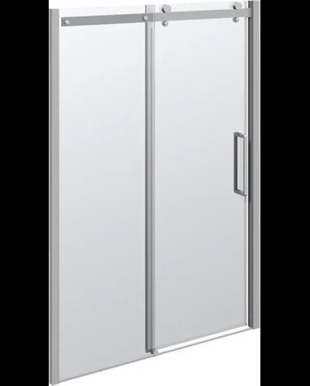 Scanbad Skydedør Sæt 1400 Mm   Deluxe Krom Klar