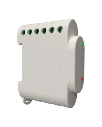 Shelly 3em Energimåler Effektmåler Til  -faser Med Kontrol Wi-fi Hvid
