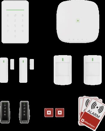 Sikkerthjem Alarmsystem Tyverialarm Villapakke S7pro