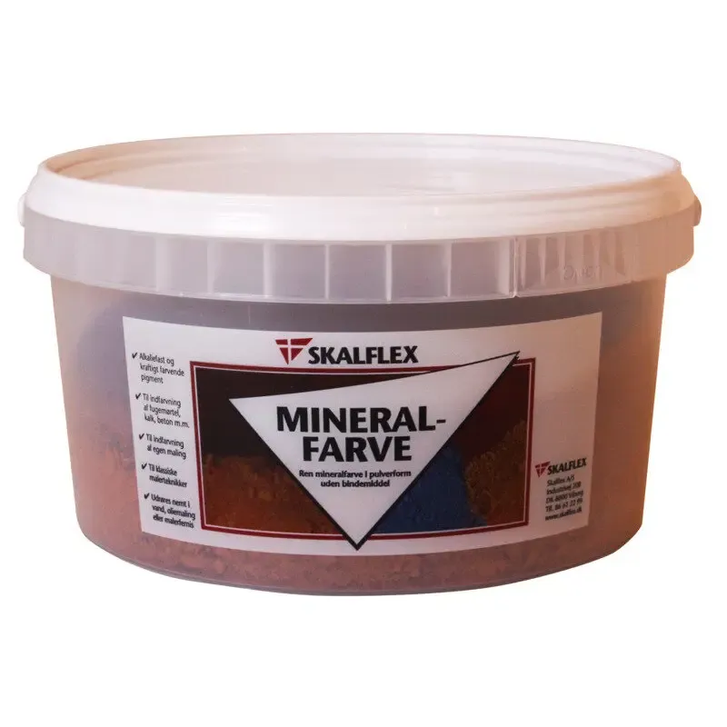 Skalflex Mineralfarve Oxydbrun      Kg